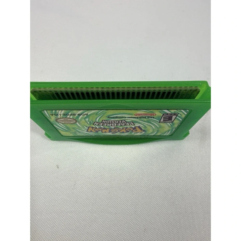 Pokemon LeafGreen Player's Choice GBA Complete in Box CIB Authentic Tested Saves